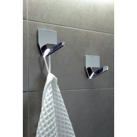 KOH-I-NOOR Porta Asciugamani bagno da Parete Lunghezza 22 cm Attacco Adesivo  - 6024V Materiale